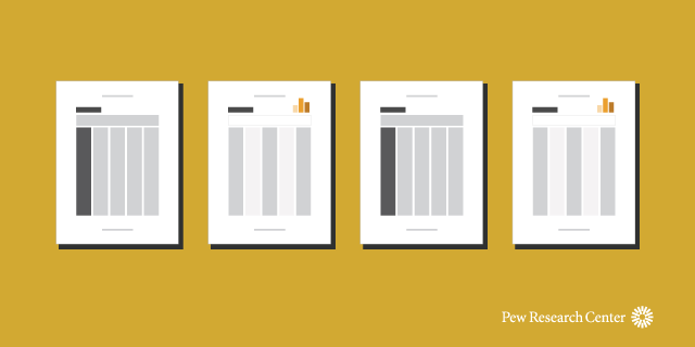 Pew Research Center regularly makes available the full datasets that underlie most of our reports. We typically do not publish the dataset at the same time as the report. The lag time varies by study. Here’s how to access our survey data.