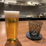 リョウリヤ ステファン パンテル - 生ビール ハートランド（800円） 2019.6