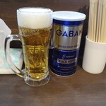 ラーメン 新月 - 生ビール