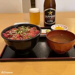 青森きっちん POPE - 瓶ビールと天然本鮪の漬丼