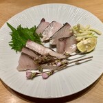 はまぐり料理 利他 - サワラの刺身