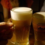 ビールでカンパ～～イ