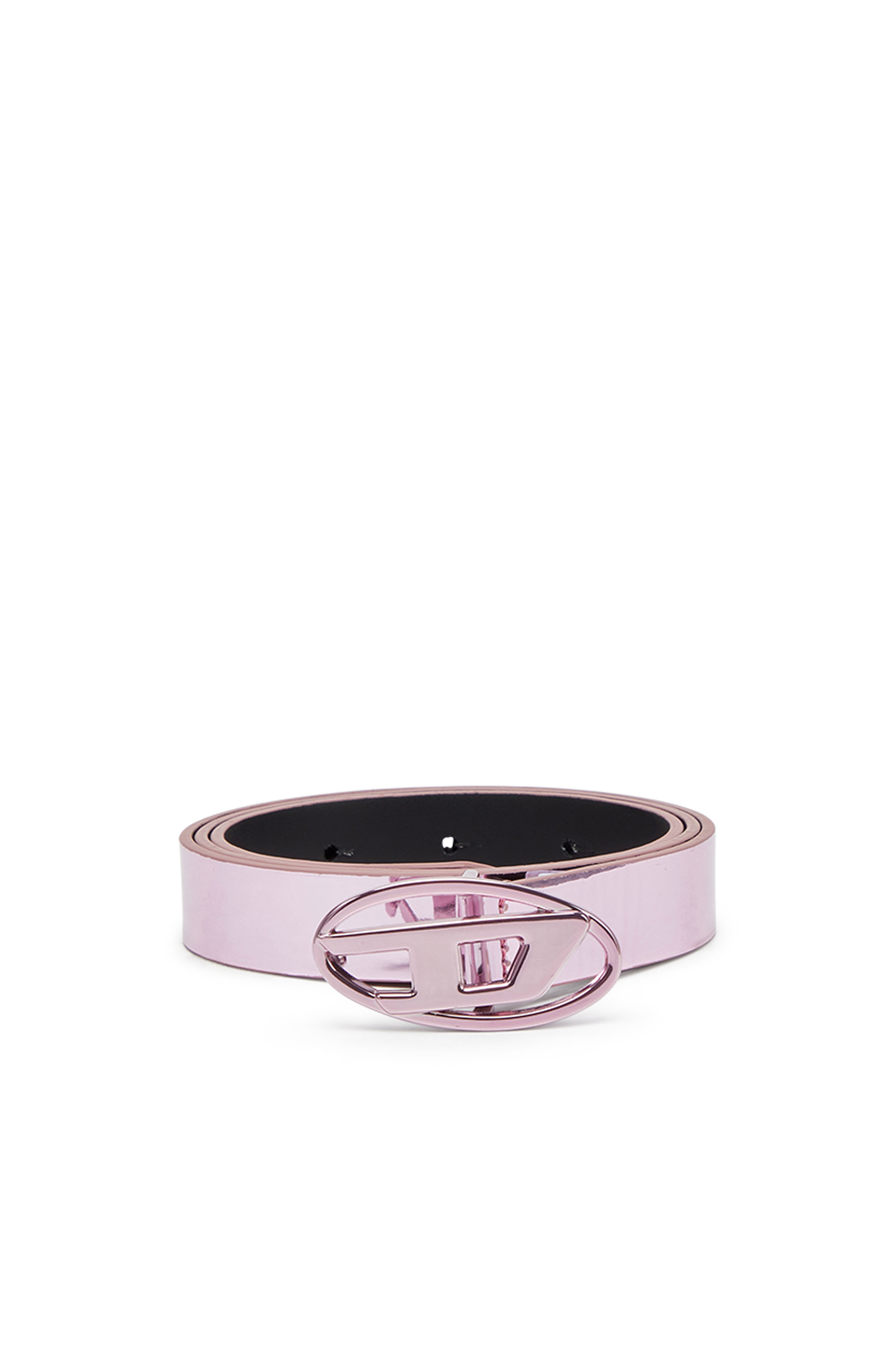 Diesel - B-1DR 20, Woman Slim metallic belt in Pink - Image 2