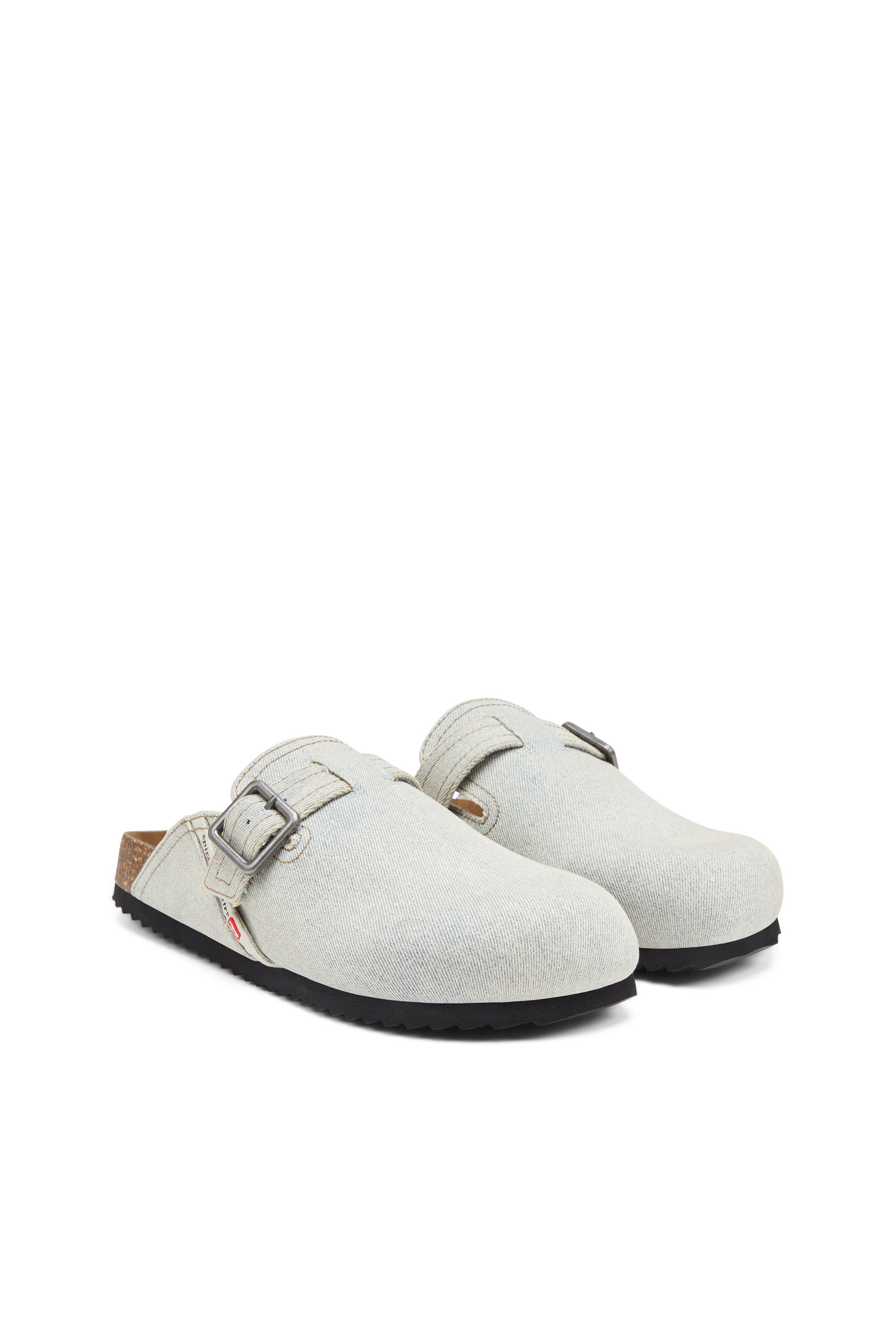 Diesel - D-WOODSTOCK X, Man D-Woodstock-Mules in faded denim in Blue - Image 3