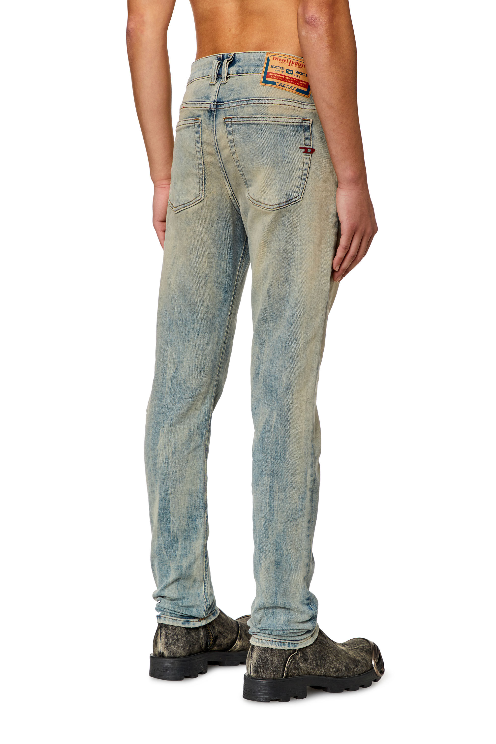 Diesel - Man Skinny Jeans 1979 Sleenker 09H75, Light Blue - Image 4