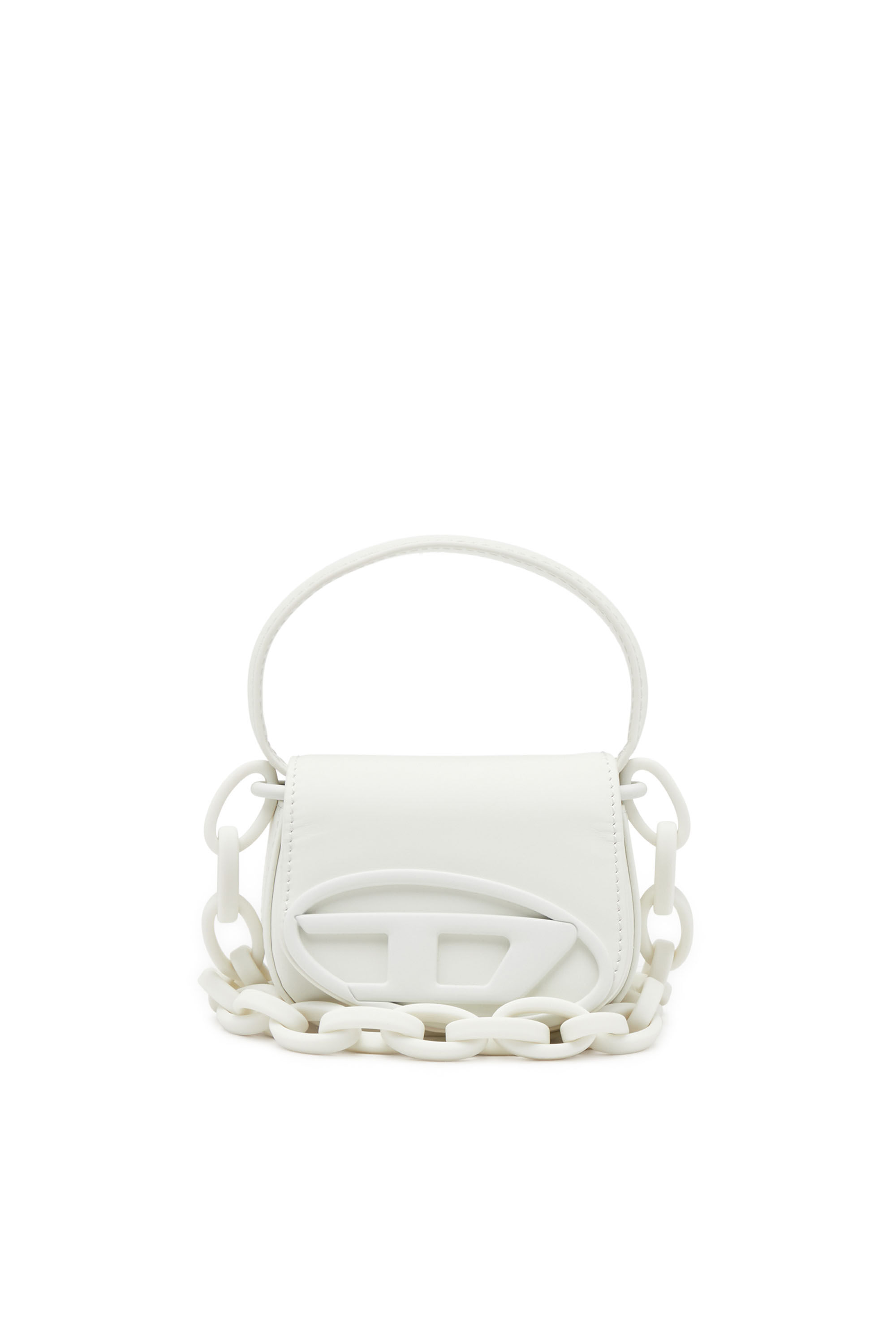 Diesel - 1DR XS, Woman's 1DR Xs-Iconic mini bag in matte leather in White - 1