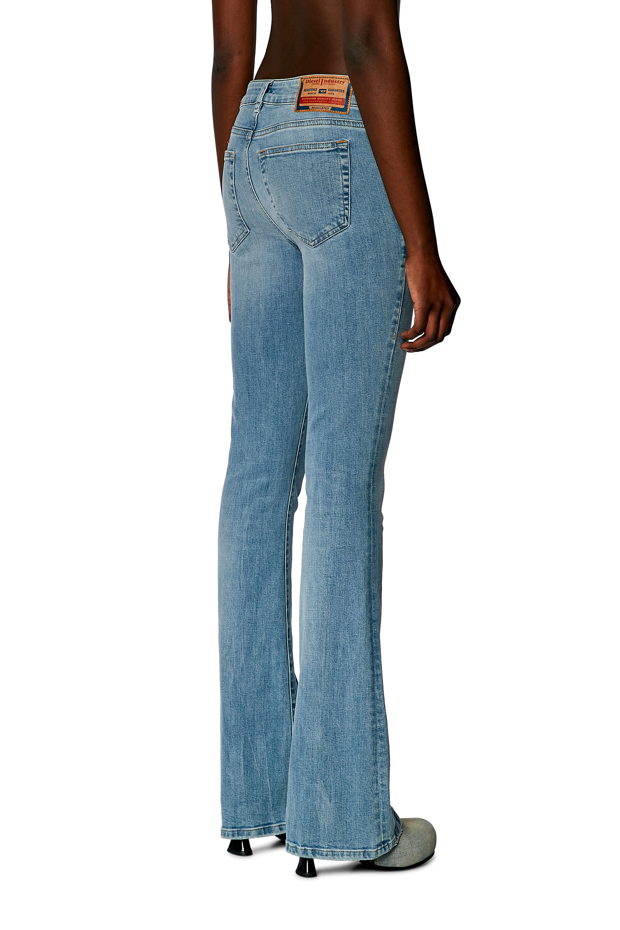 Diesel - Woman's Bootcut and Flare Jeans 1969 D-Ebbey 09H61, Light Blue - 4