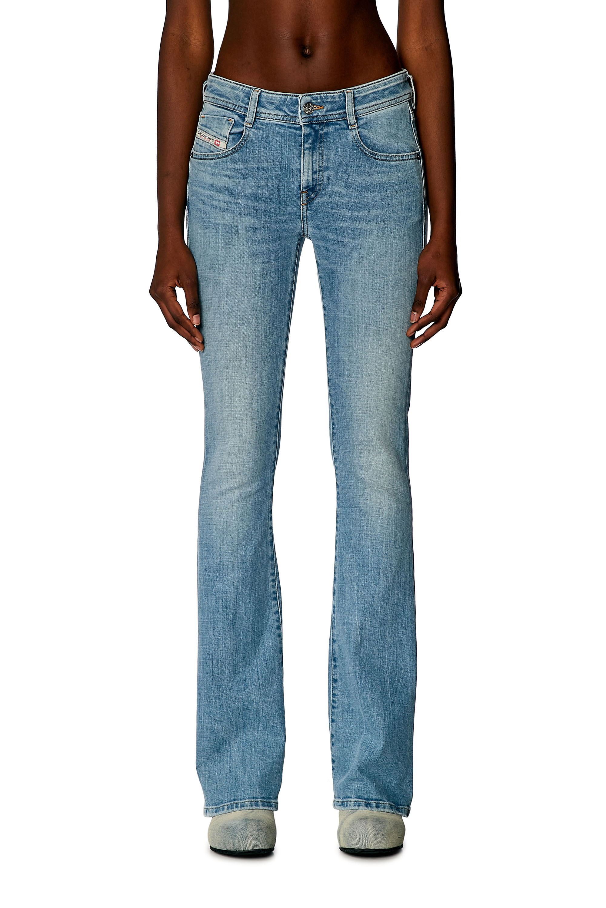 Diesel - Woman's Bootcut and Flare Jeans 1969 D-Ebbey 09H61, Light Blue - 1