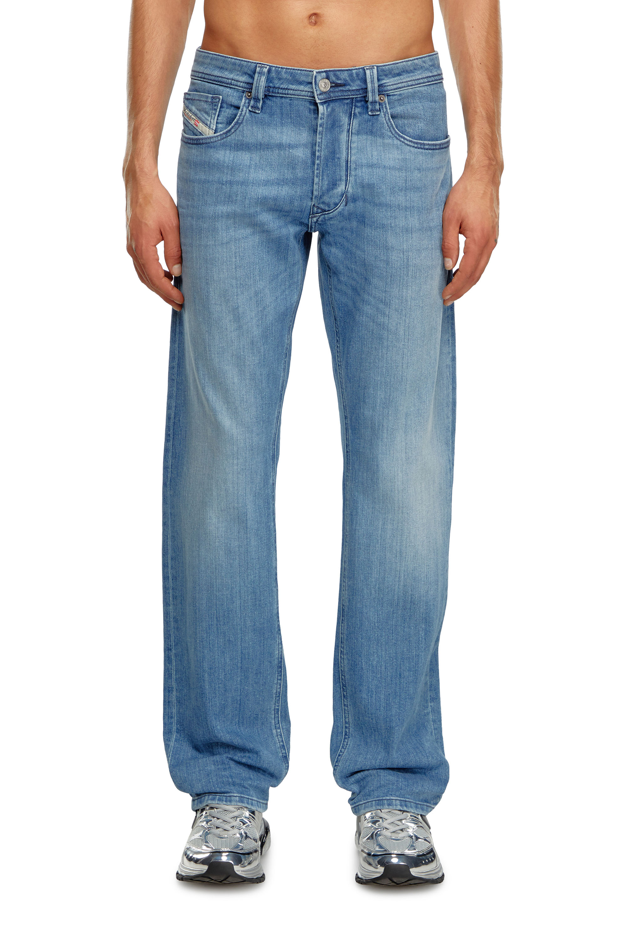 Diesel - Man Straight Jeans 1985 Larkee 0GRDI, Light Blue - Image 2