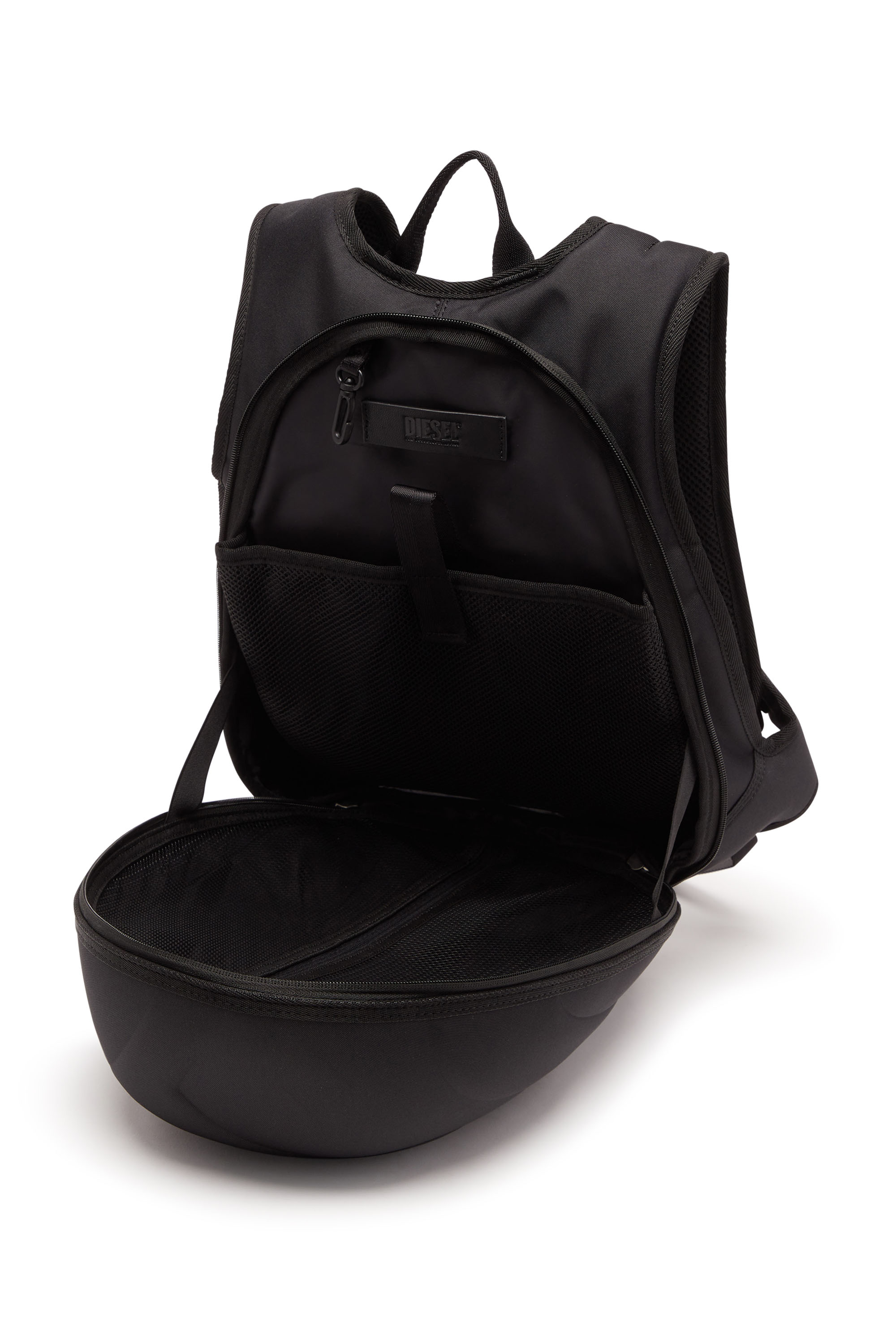 Diesel - 1DR-POD BACKPACK, Man 1DR-Pod Backpack - Hard shell backpack in Black - Image 4