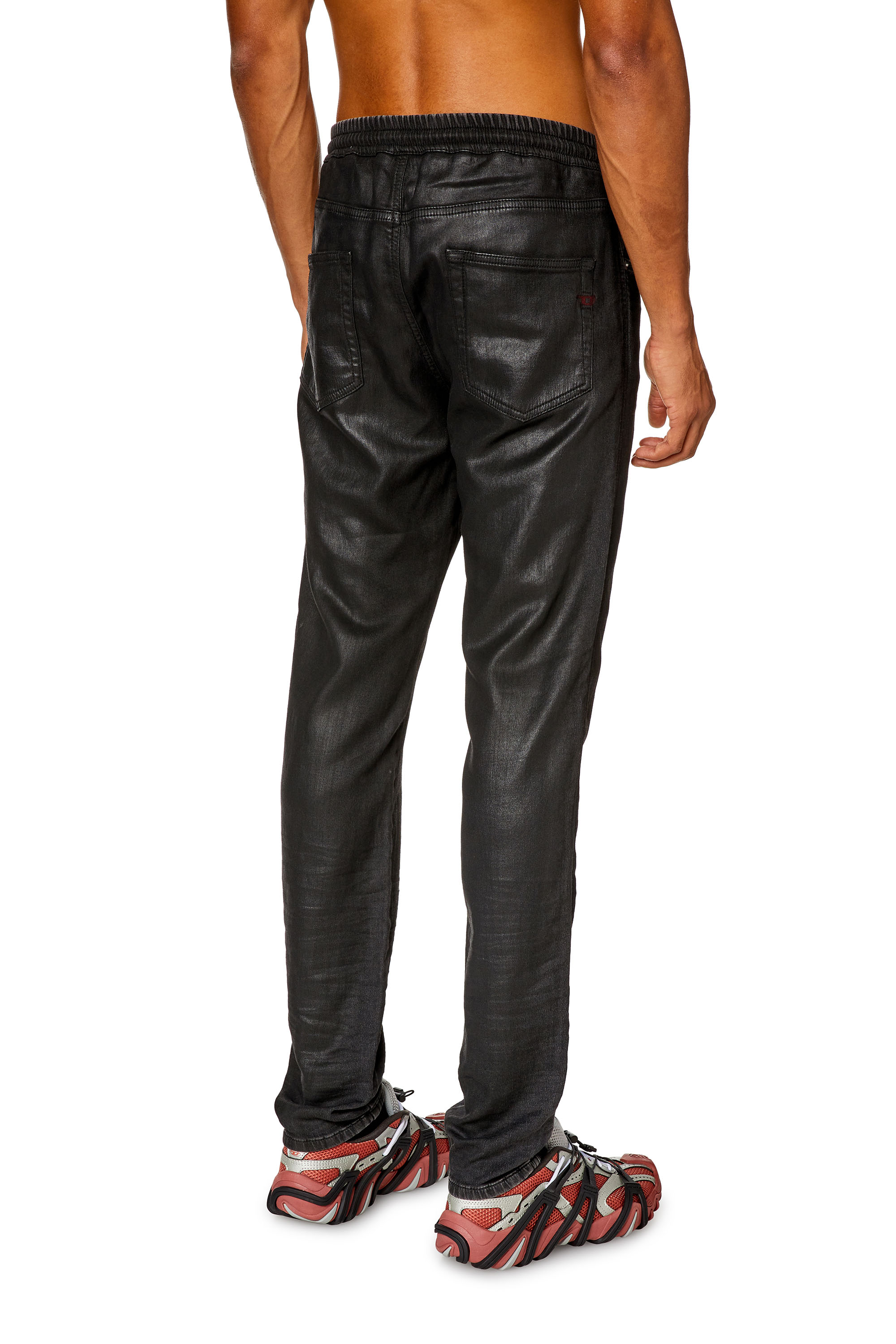 Diesel - Man Slim 2060 D-Strukt Joggjeans® 068HU, Black/Dark grey - Image 3