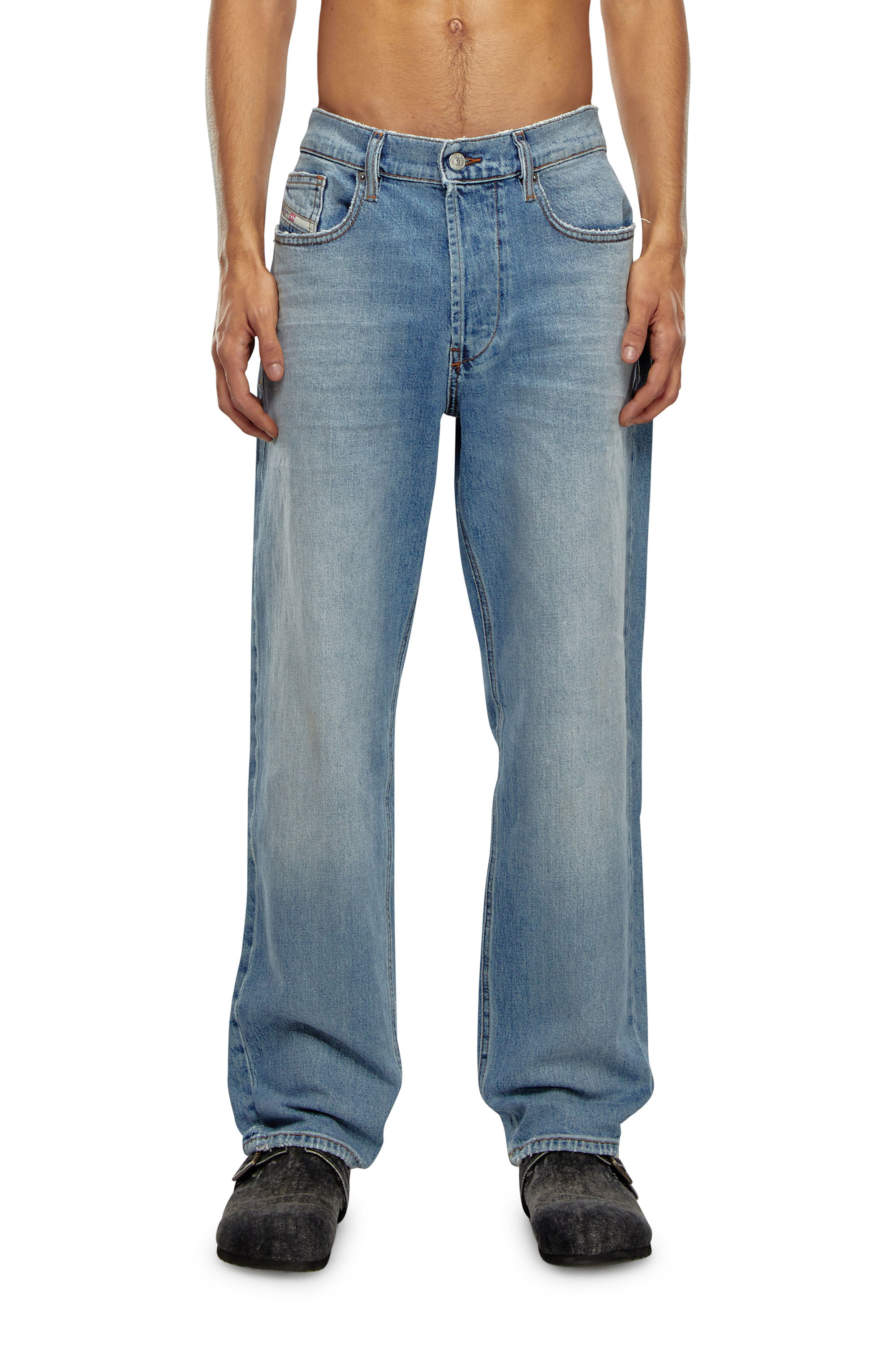 Diesel - Man Straight Jeans 2010 D-Macs 0DQAD, Light Blue - Image 2