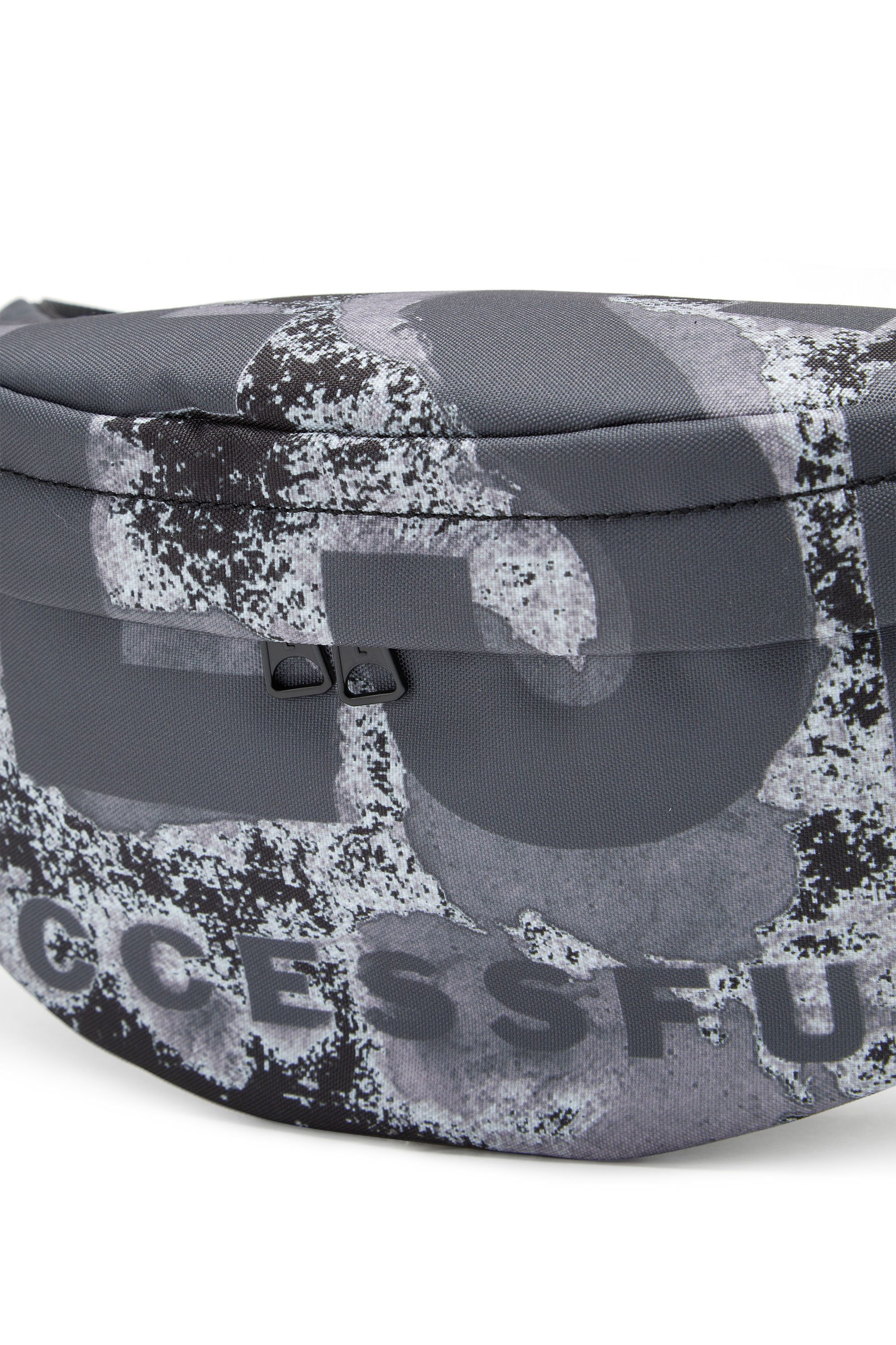 Diesel - RAVE BELTBAG X, Man Rave-Belt bag with bleeding logo print in Multicolor - Image 5