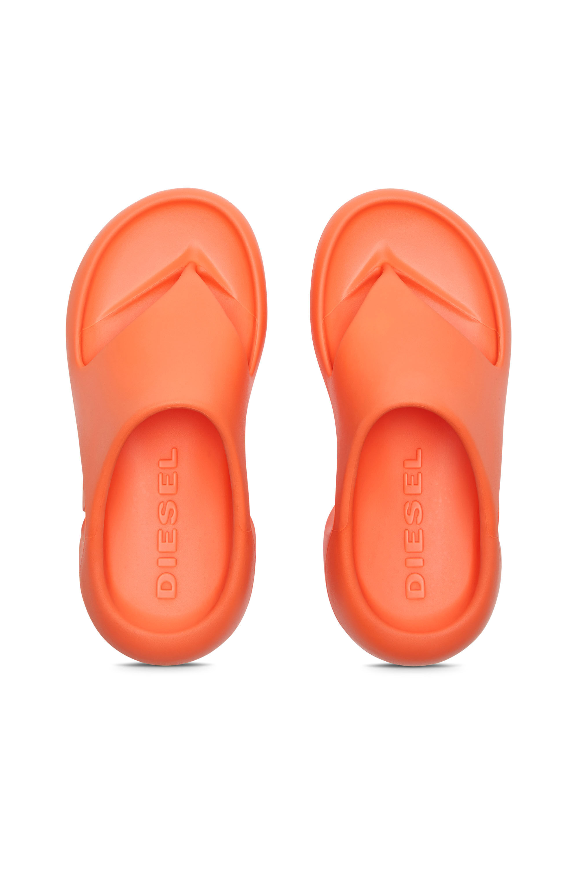 Diesel - SA-MAUI X, Unisex Sa-Maui-Rubber mule flip-flop in Orange - Image 4