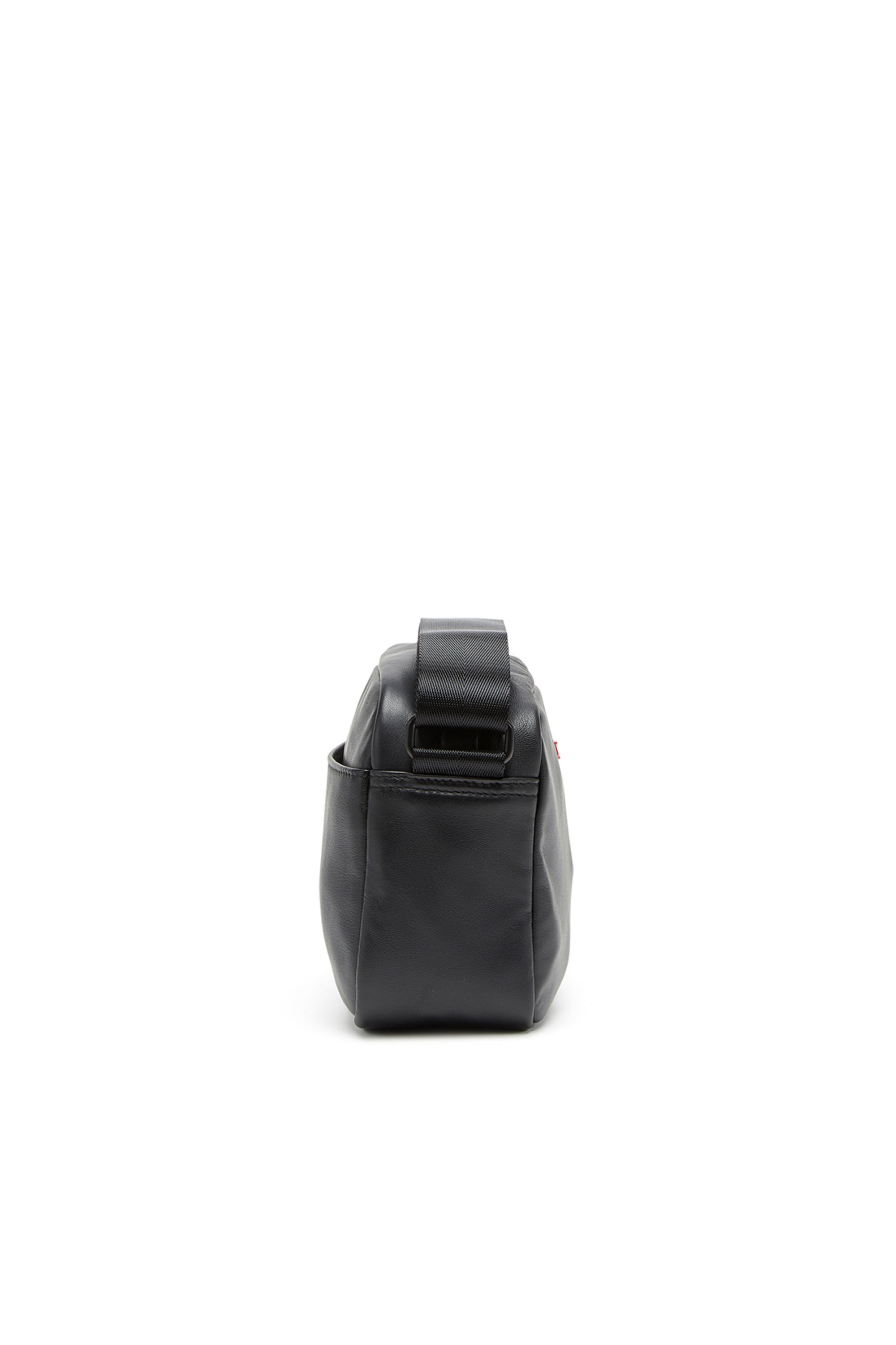 Diesel - RAVE CAMERA BAG X, Man Rave-Camera bag in nappa leather in Black - Image 4
