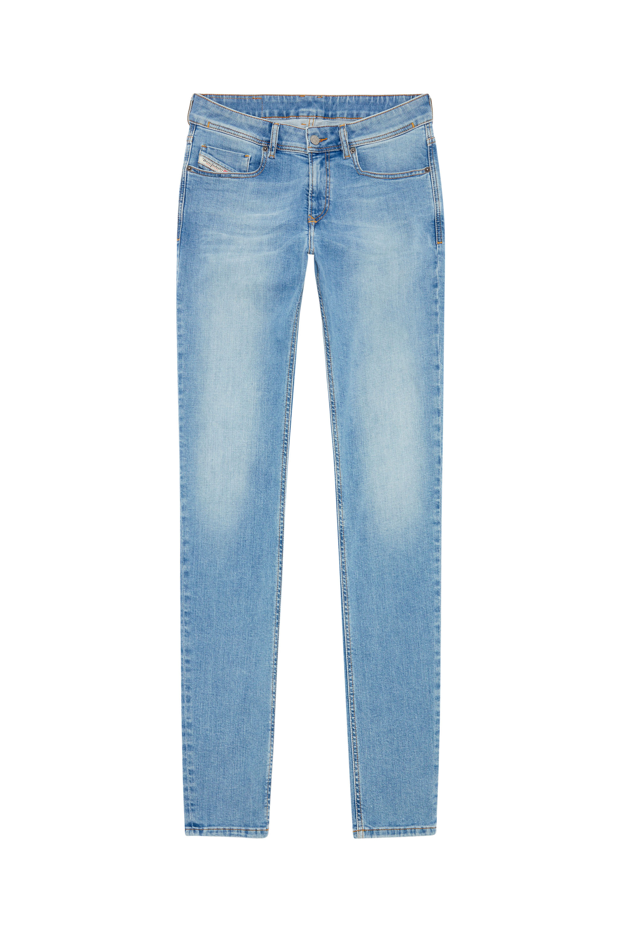 Diesel - Man's Skinny Jeans 1979 Sleenker 09H62, Light Blue - 3