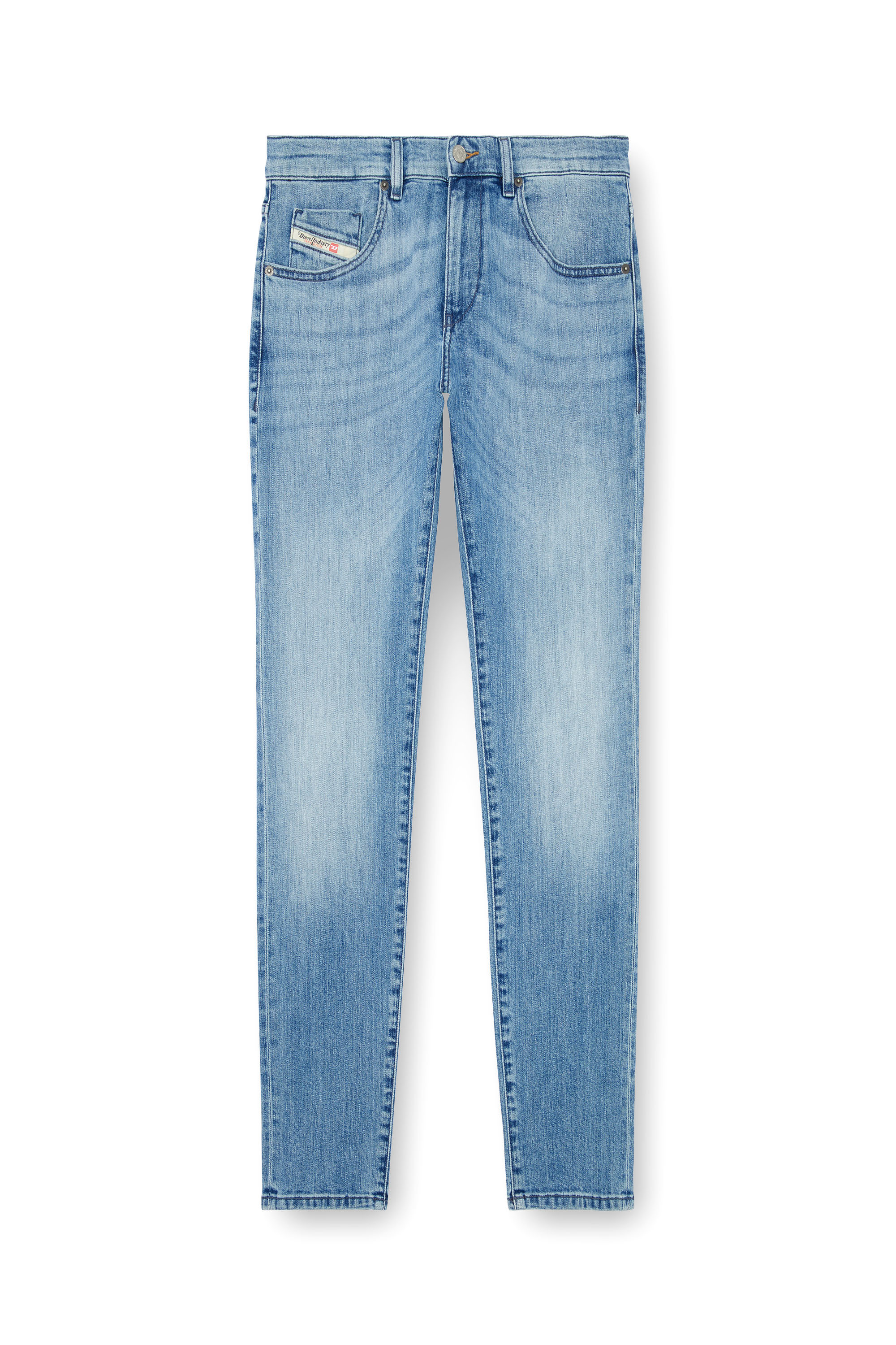 Diesel - Man's Slim Jeans 2019 D-Strukt 0GRDI, Light Blue - 3