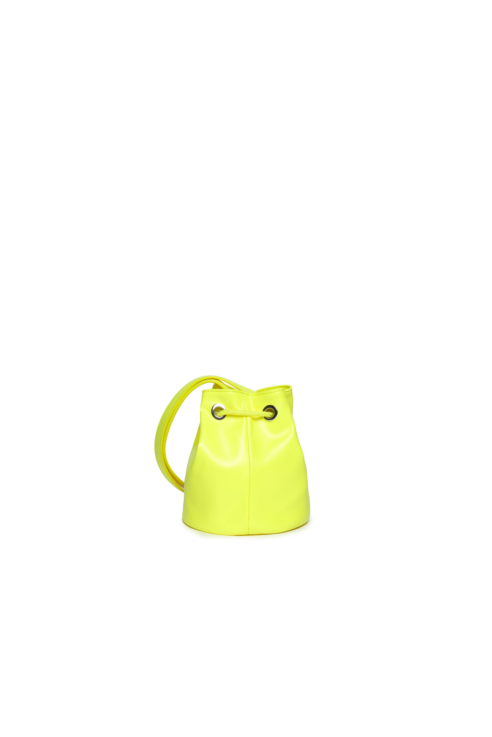 Diesel - WELLTY, Woman Bucket bag in coated fabric in Yellow - Image 2