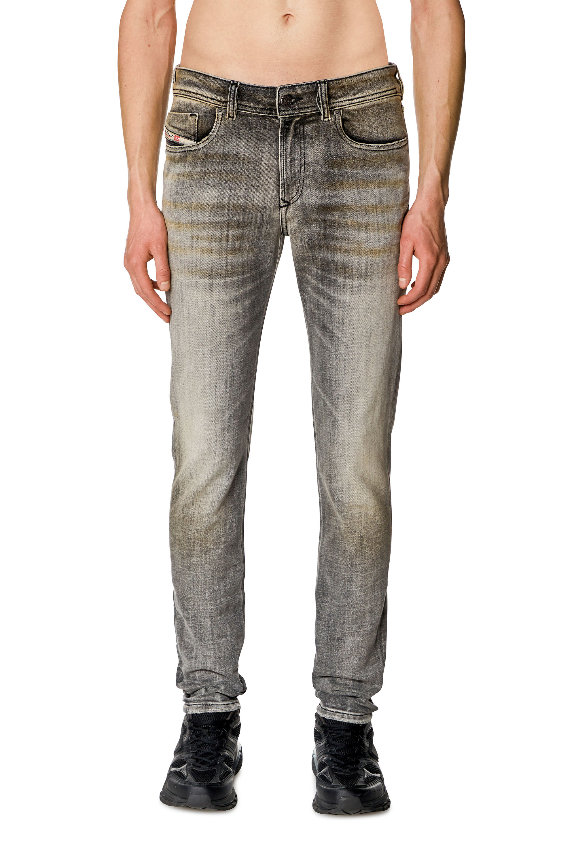 Diesel - Man's Skinny Jeans 1979 Sleenker 09H74, Grey - 1