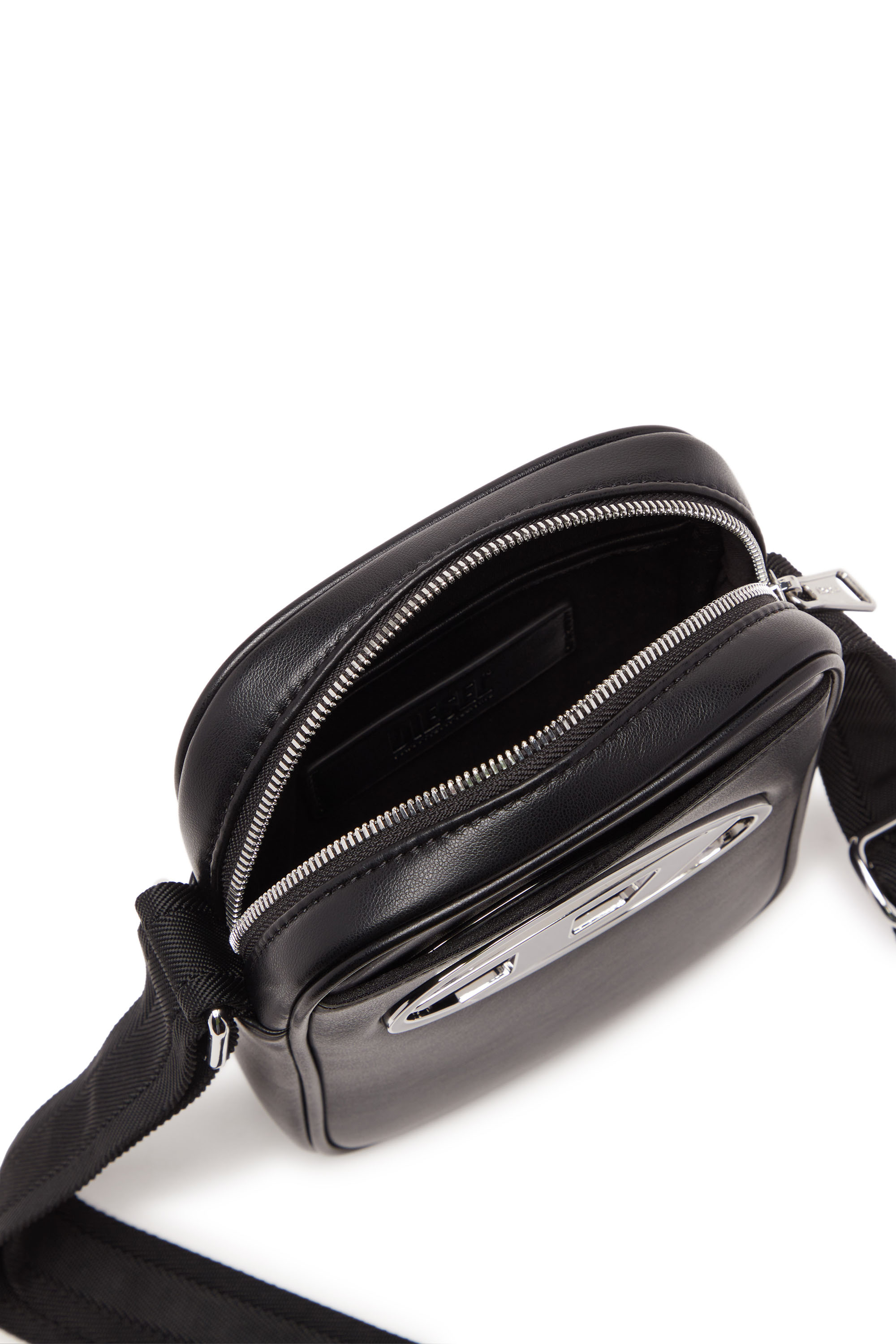 Diesel - HOLI-D CROSSBODY X, Unisex Holi-D Crossbody X - Crossbody in bonded neoprene in Black - Image 4