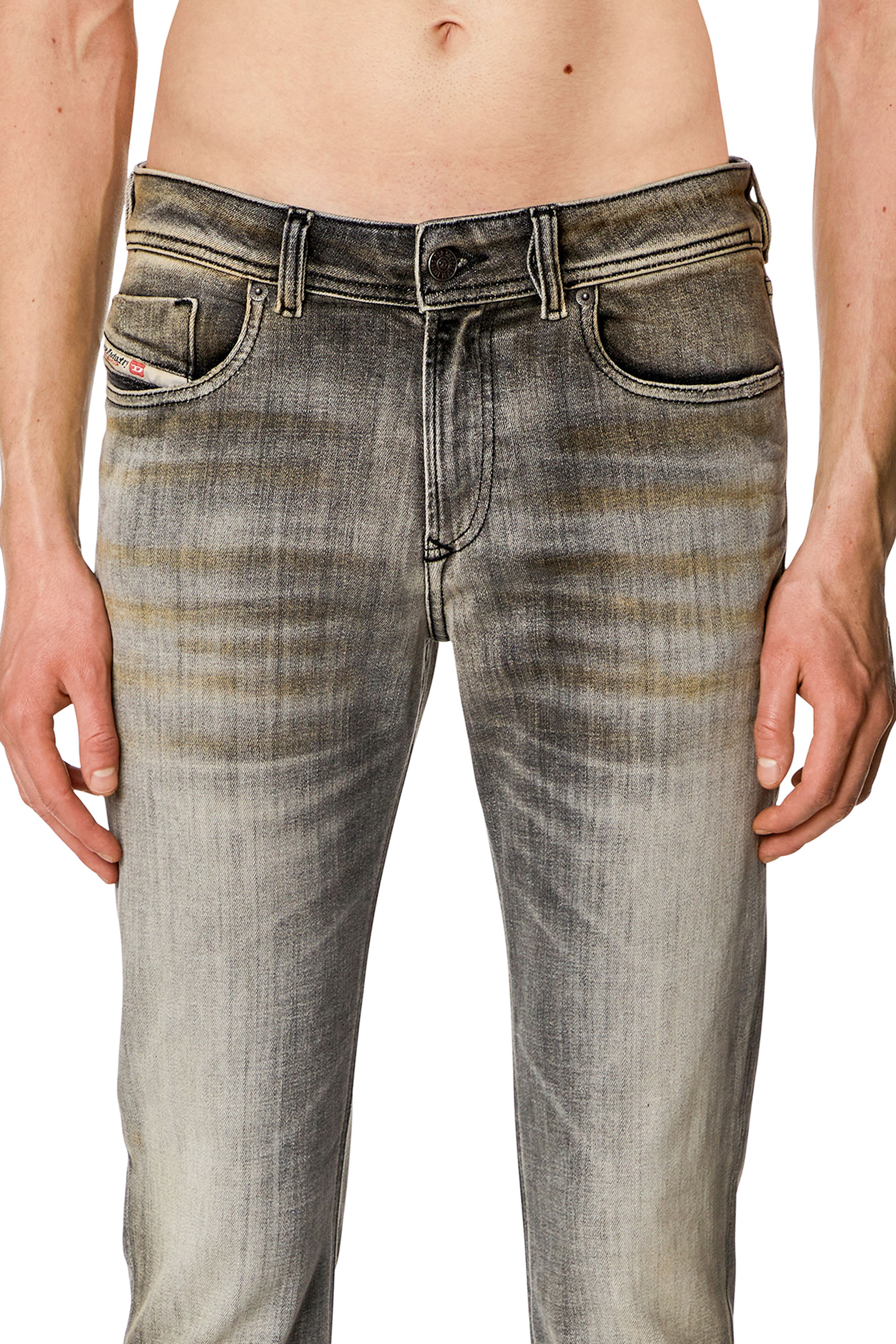 Diesel - Man's Skinny Jeans 1979 Sleenker 09H74, Grey - 5