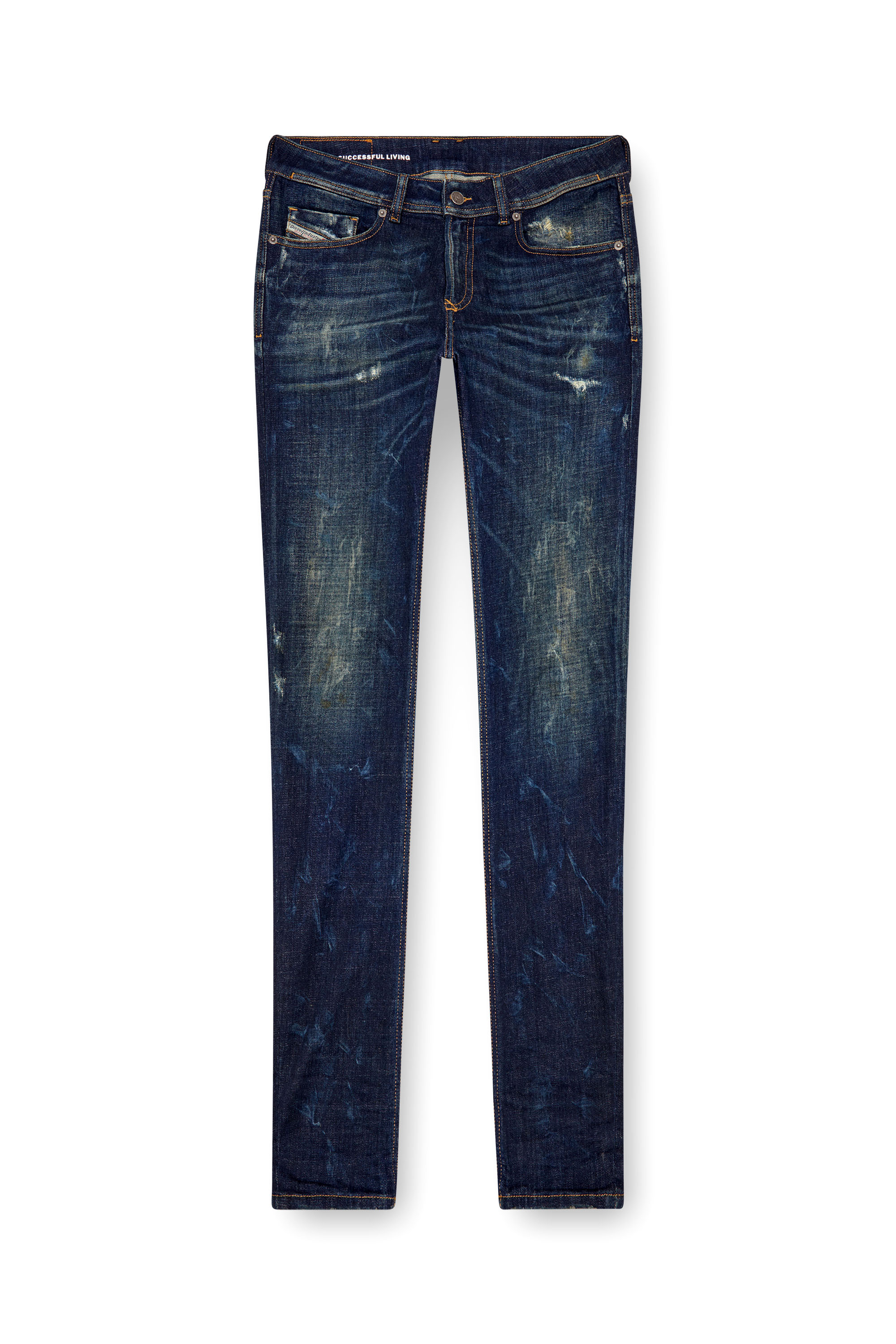 Diesel - Man's Skinny Jeans 1979 Sleenker 09J26, Dark Blue - 3