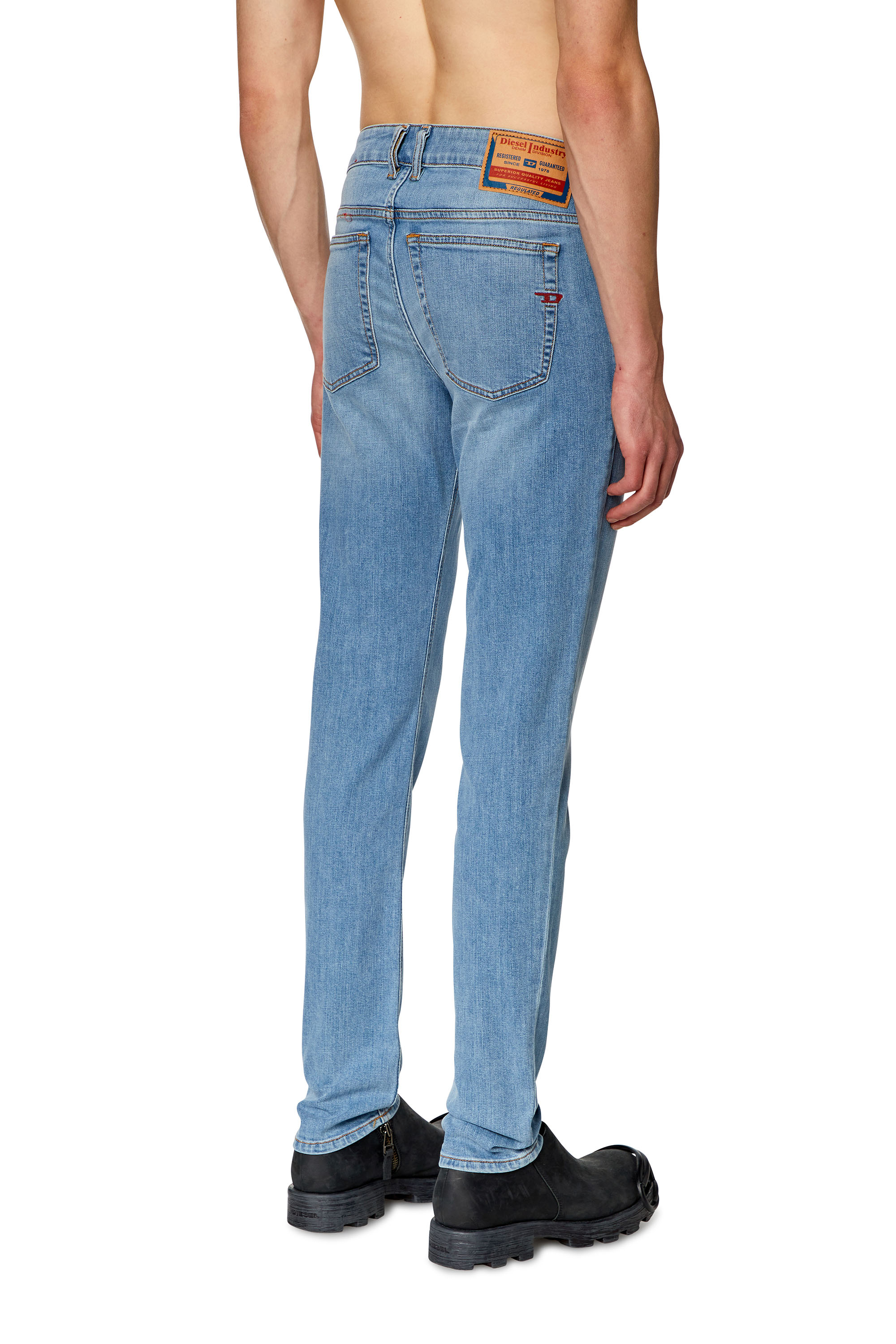 Diesel - Man's Skinny Jeans 1979 Sleenker 09H62, Light Blue - 4