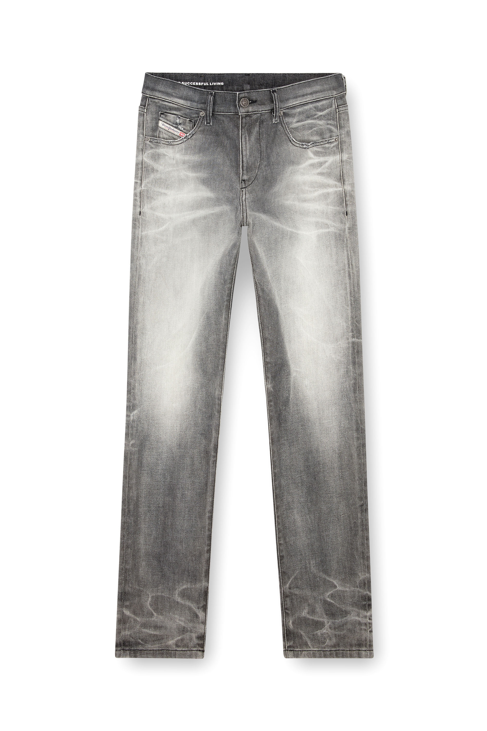 Diesel - Man's Slim Jeans 2019 D-Strukt 09J58, Dark grey - 3