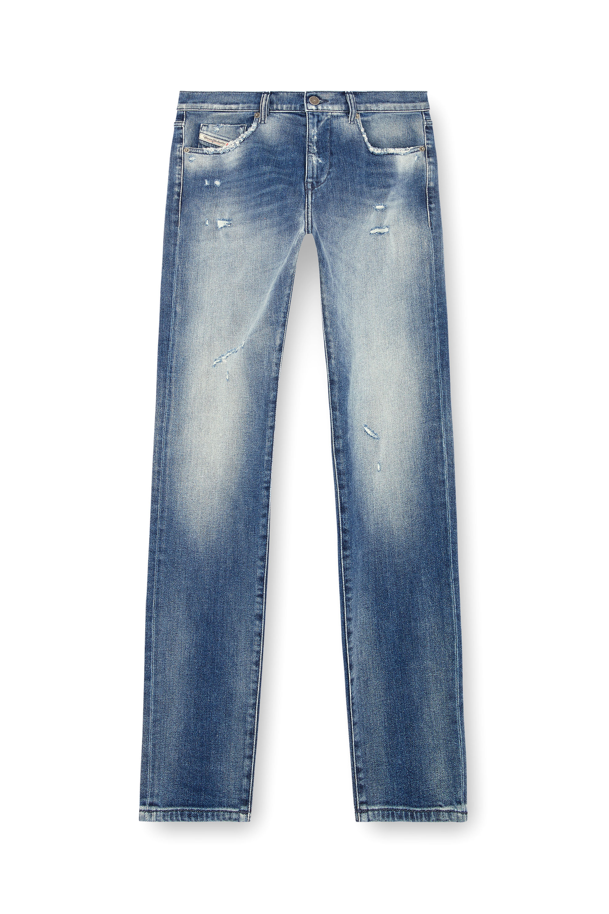 Diesel - Man's Slim Jeans 2019 D-Strukt 09J61, Medium blue - 3