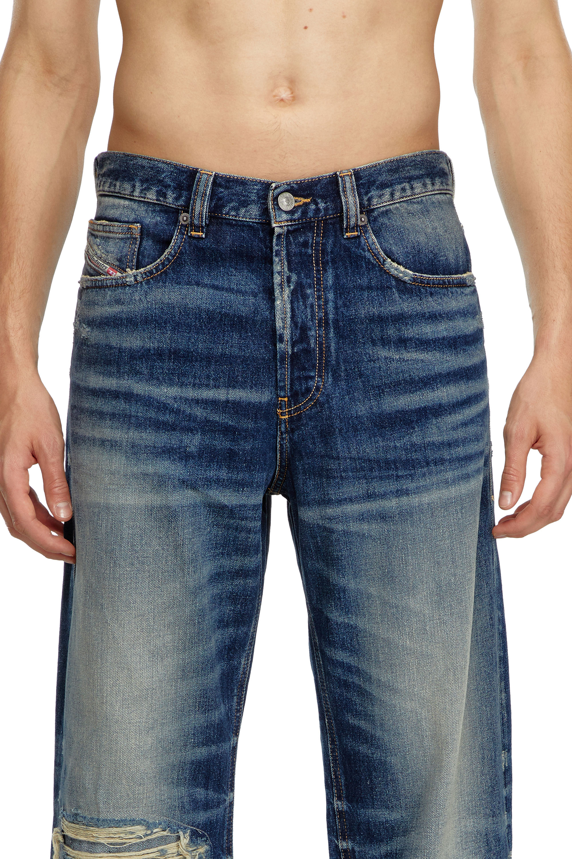 Diesel - Man's Regular Jeans 2010 D-Macs 09J95, Dark Blue - 5