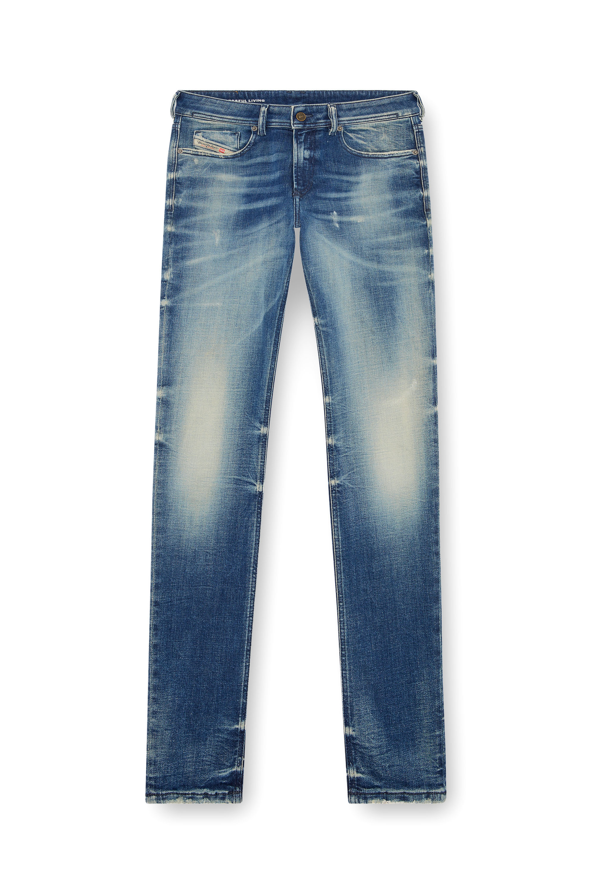 Diesel - Man's Skinny Jeans 1979 Sleenker 09J24, Medium blue - 3