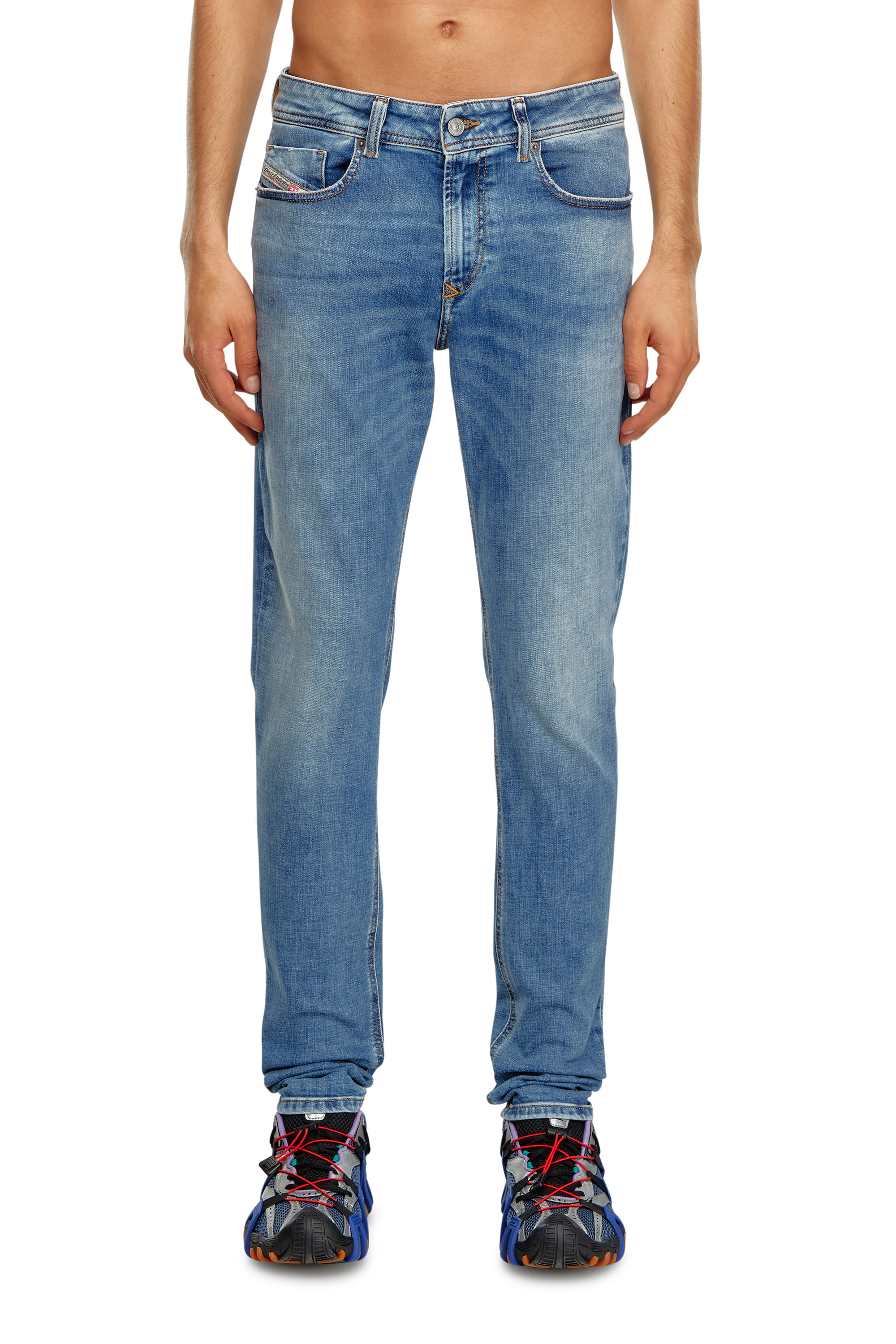 Diesel - Man's Skinny Jeans 1979 Sleenker 09J21, Light Blue - 1