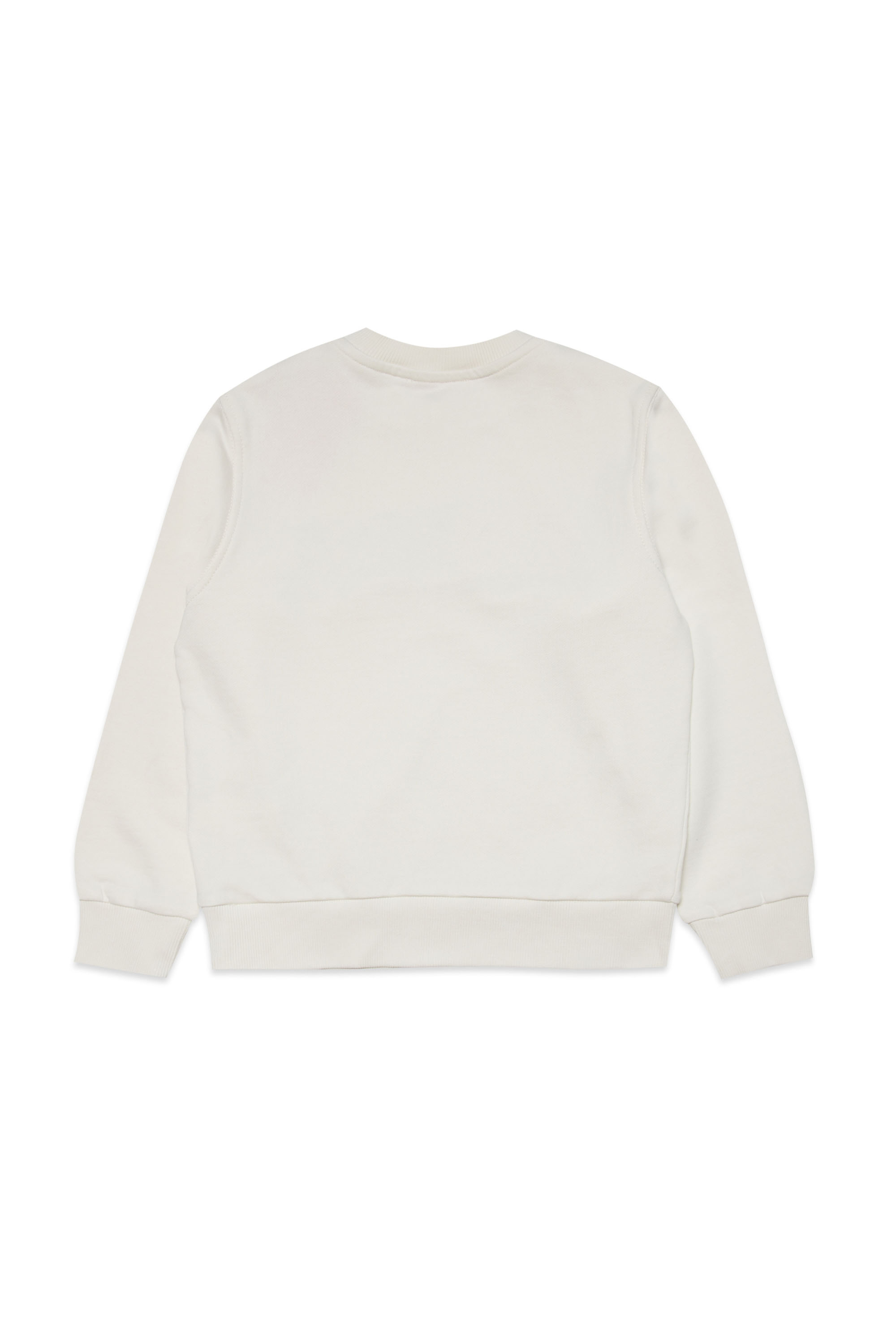 Diesel - SMACSDIVSTROYED, Man Sweatshirt with destroyed logo in White - Image 2