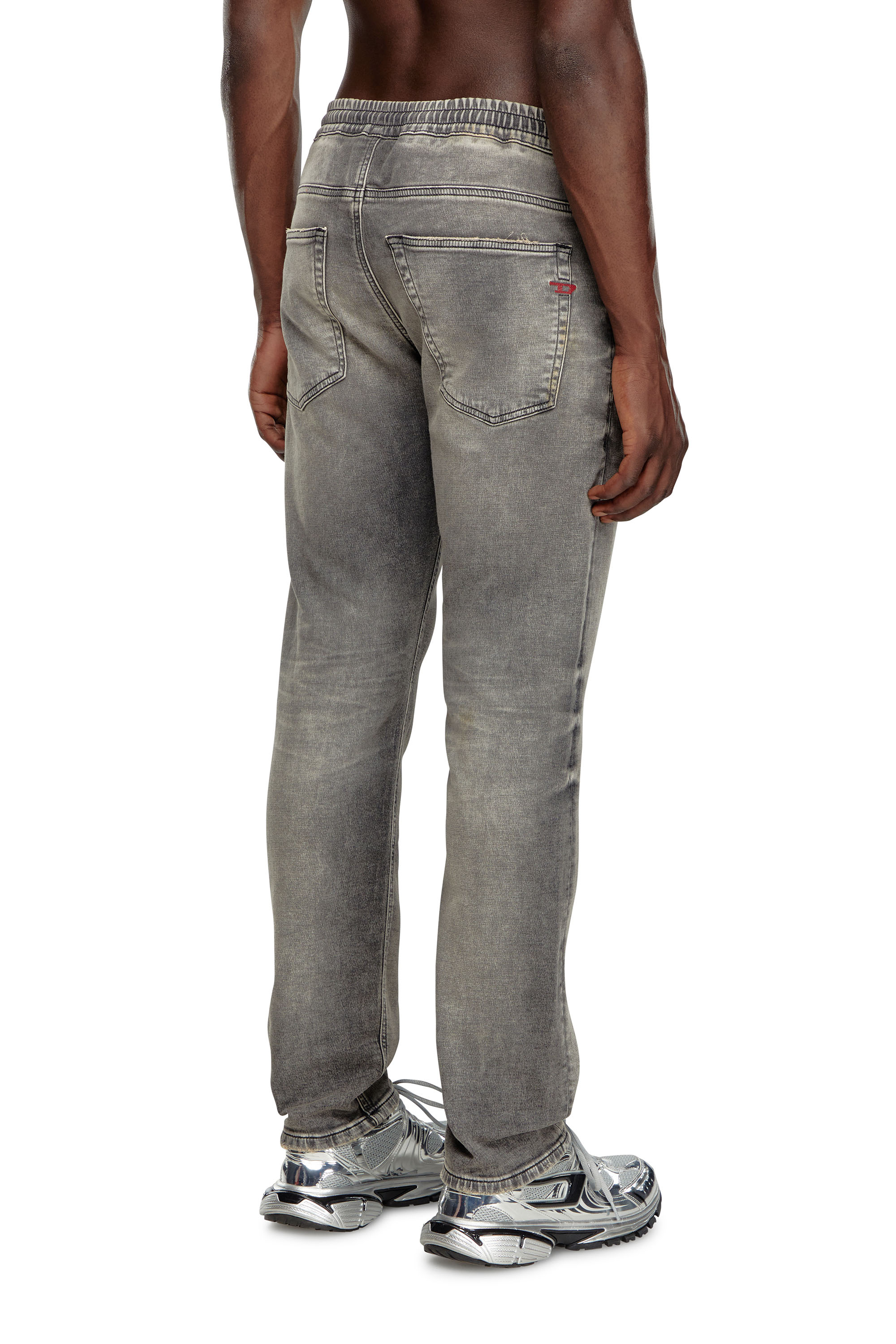 Diesel - Man's Regular 2030 D-Krooley Joggjeans® 068LQ, Grey - 4