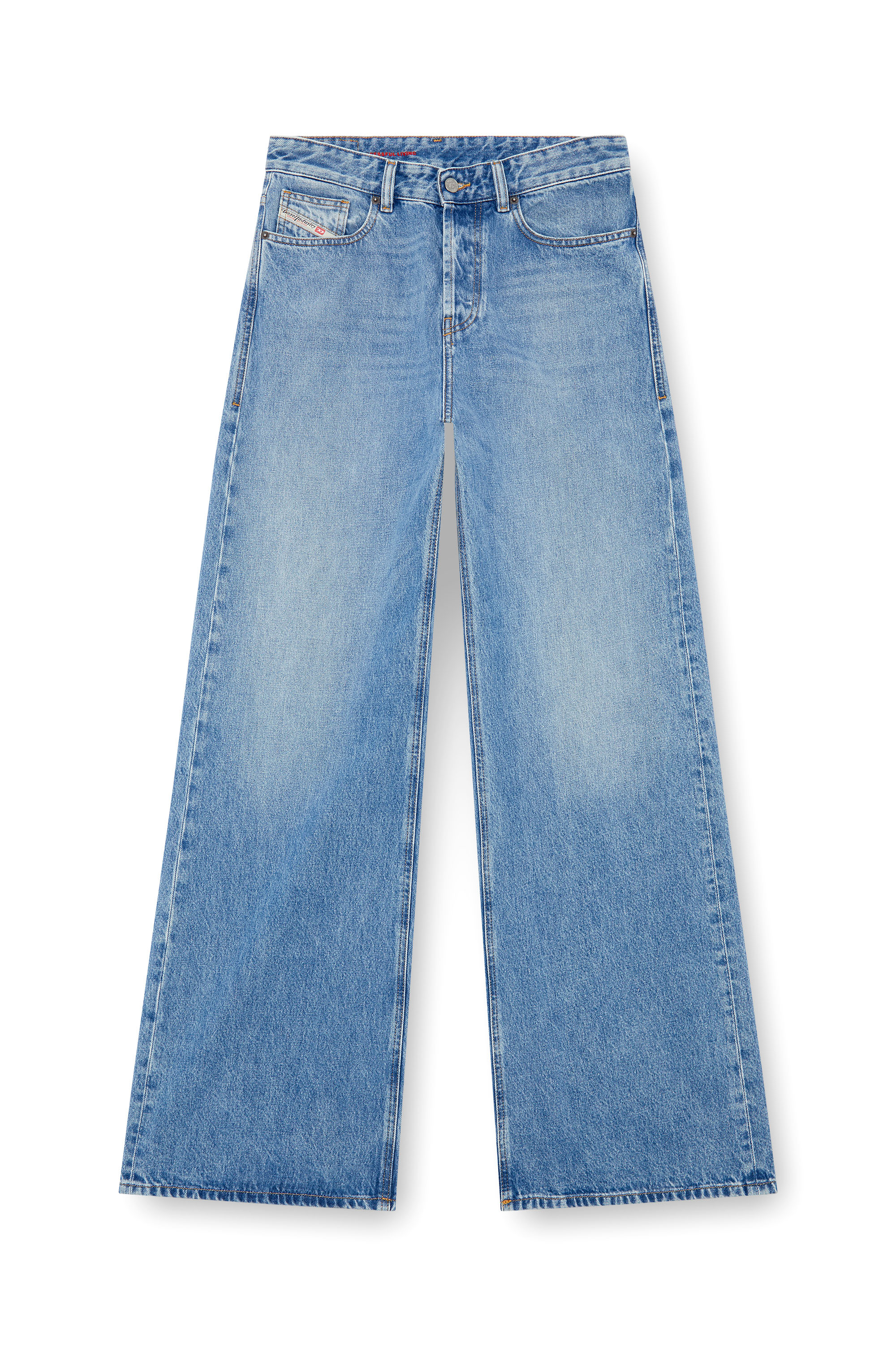 Diesel - Woman's Relaxed Jeans 1996 D-Sire 09I29, Light Blue - 3