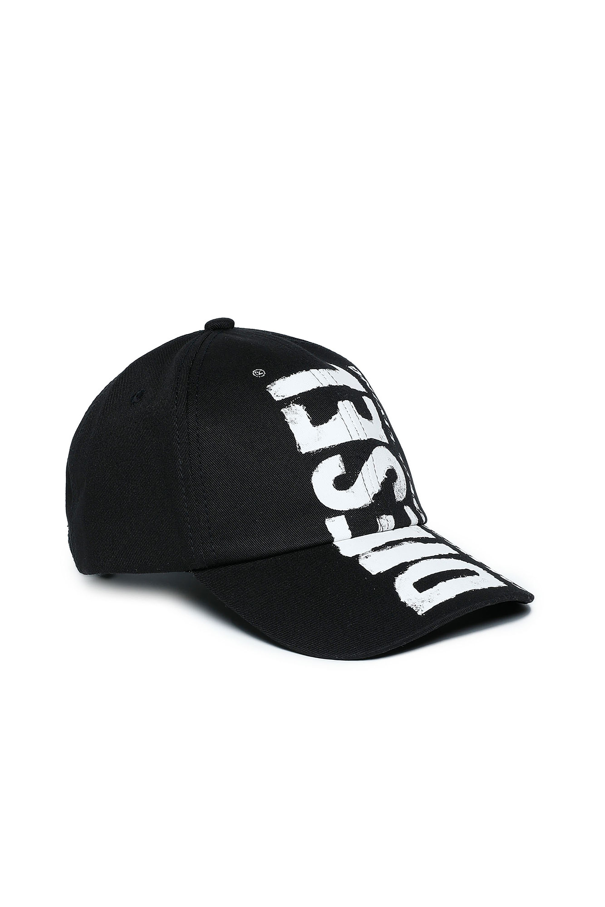 Diesel - FCEWANX, Unisex Baseball cap with bleeding Diesel logo in Black - Image 1