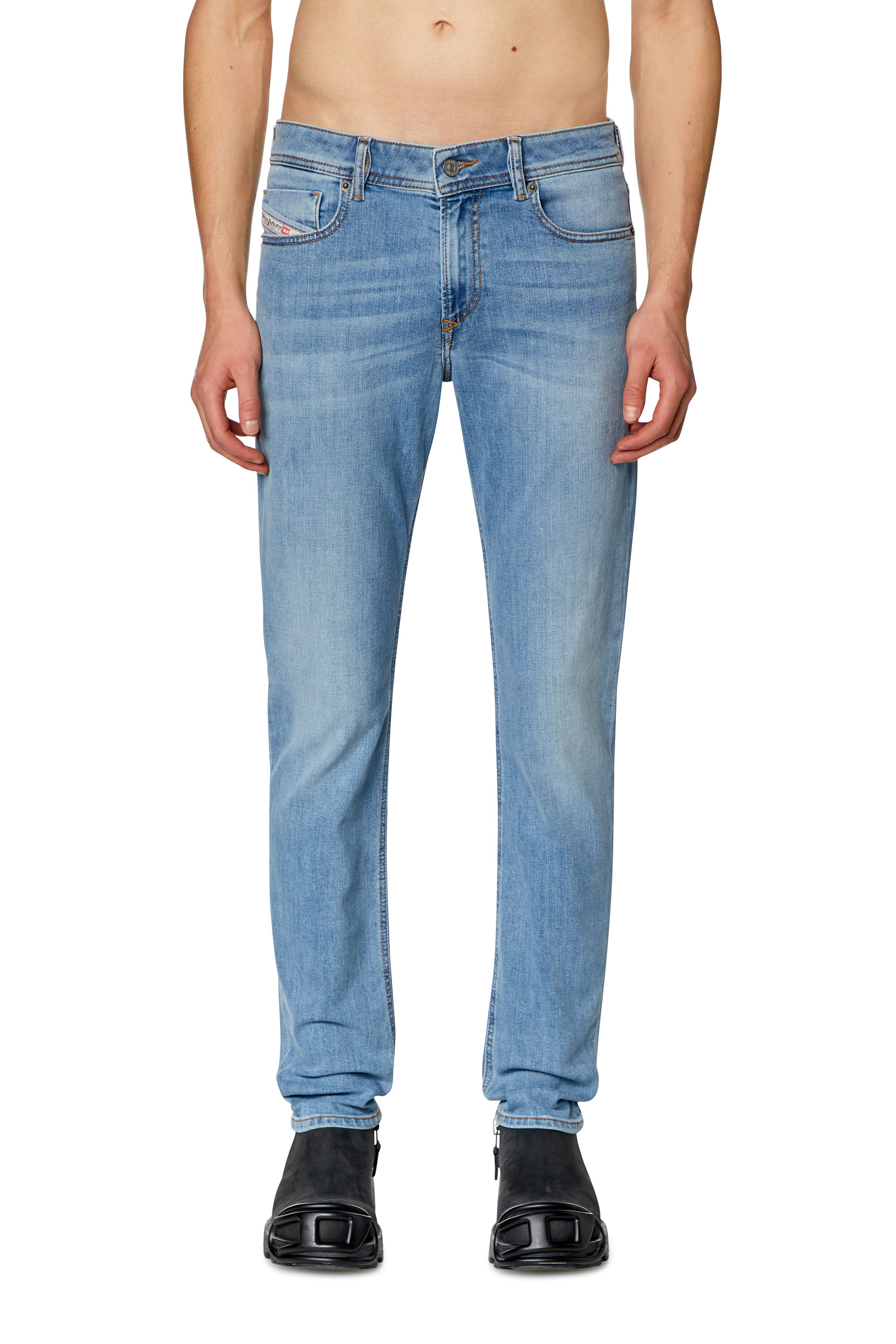 Diesel - Man's Skinny Jeans 1979 Sleenker 09H62, Light Blue - 1