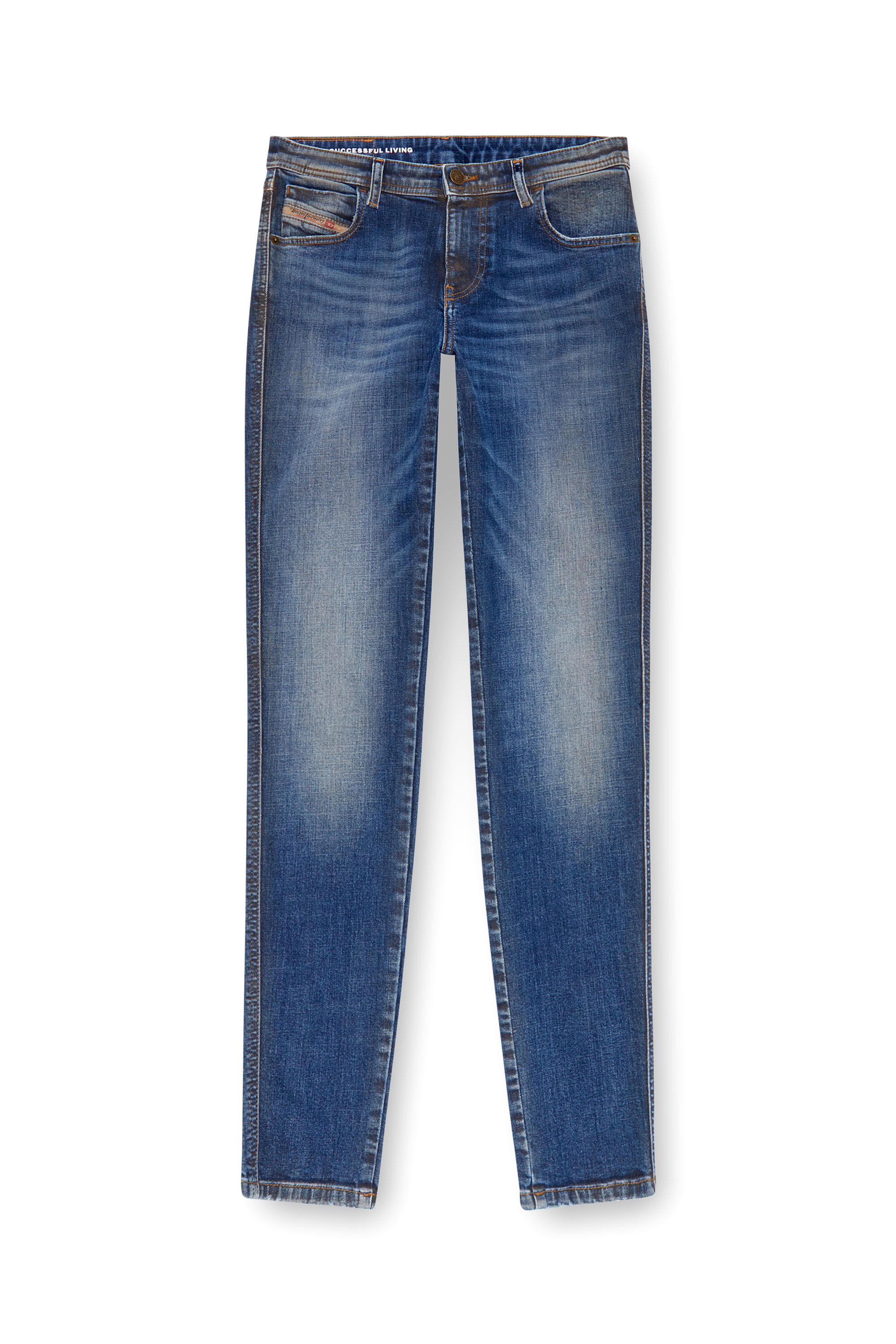 Diesel - Woman Skinny Jeans 2015 Babhila 09J32, Dark Blue - Image 2