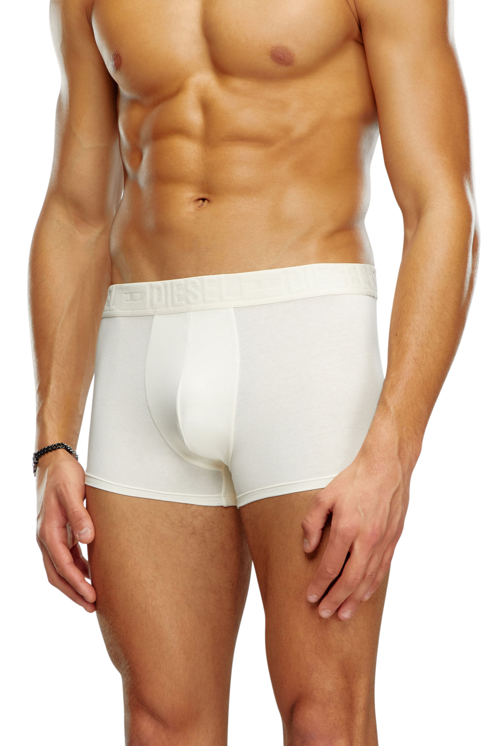 Diesel - UMBX-DAMIENTHREEPACK, Man Three-pack monochrome boxer briefs in White - Image 3