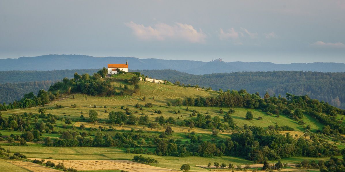 Blick zur Schwäbischen Alb