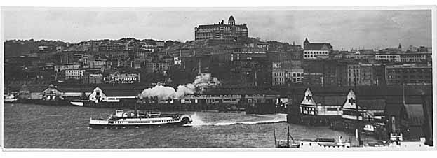 File:Waterfront at the vicinity of Madison St with the Washington Hotel in the background on Denny Hill, Seattle, probably between (WARNER 101).jpg