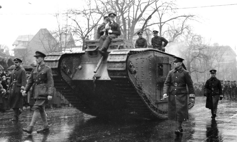 File:British tank Britannia in Victory Loan Parade, Toronto, ONT.jpg