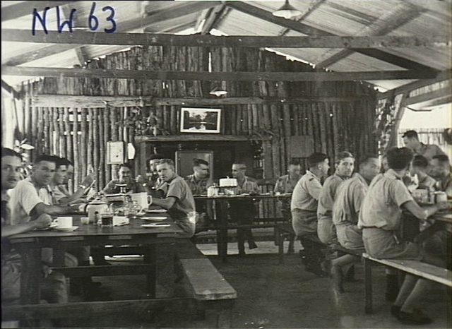 File:13 Squadron RAAF officer's mess Hughes NT Feb 1943 AWM NWA0061.jpg