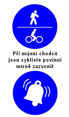 File:Značka pro společnou komunikaci pěších a cyklistů.jpg