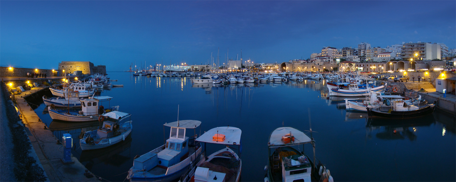 Panoramic view of the old harbour