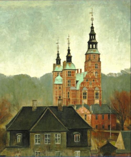 File:Svend Hammershoi - Rosenborg Castle.jpg