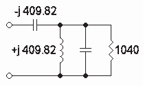 Schematic diagram after the first of four transformations