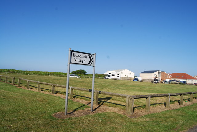 File:Beadnell Village sign - geograph.org.uk - 2704985.jpg