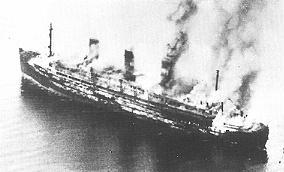 File:Cap Arcona burning.jpg