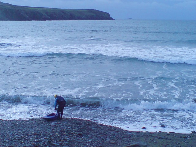 File:Abereiddi Bay on a cold winter's day - geograph.org.uk - 1133569.jpg